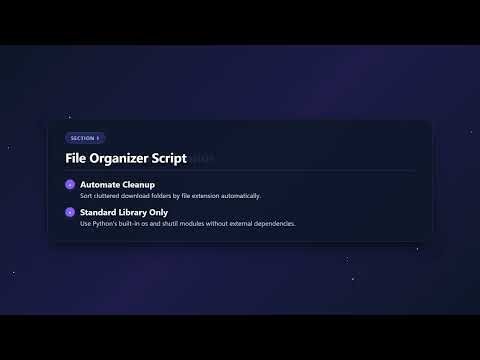 Python Automation Scripts: 5 Fast Projects in 10 Minutes