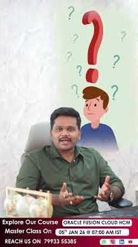 🚀 Oracle Fusion HCM Online Training | Live Batch Starts 5th Jan 2026 Online Classes