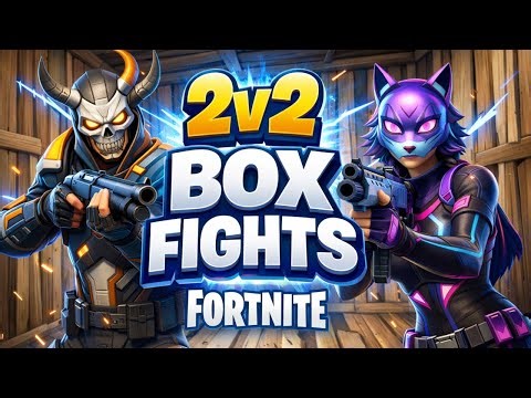 🔴Fortnite 2v2 Box Fights!