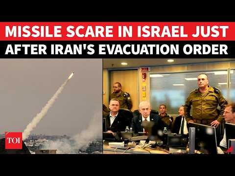 BREAKING: Israel Hit By Rocket Alerts Hours After Iran's Evacuation w; 'FLEE BEFORE...'