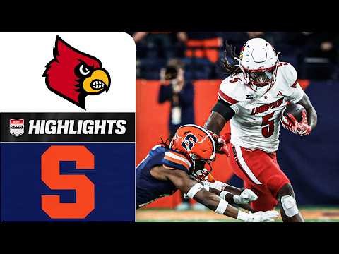 Louisville Cardinals vs. Syracuse Orange | Full Game Highlights | ESPN College Football.