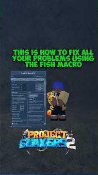 This is how to fix all your problems using the fish macro