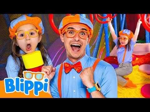 FLOOR IS LAVA Challenge! 🌋 Blippi & Friends Episodes 🧡🩵 Educational Videos for Kids