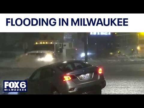 Flooding at 107th and Granville in Milwaukee | FOX6 News Milwaukee