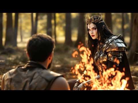 The Alien Vampire Woman Saw My Campfire and Walked Toward Me, Then Said Something Unexpected.!