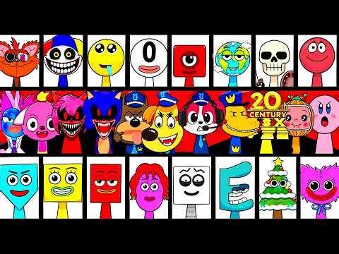🛑 My Sprunki OC ALL Phases Incredibox Compilation COMPLETE in real ❤️ #incredibox #sprunkioc