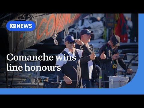 Comanche grabs Sydney to Hobart line honours in memorable race | ABC NEWS