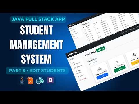 Part 9 | Edit and Update Student Functionality (JSP + JDBC) | Java Student Management System