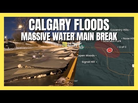 Calgary Emergency: Water Main Break Floods Northwest Calgary