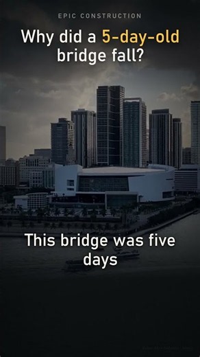 This bridge was five days old Then it FELL