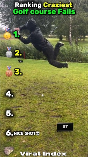 Ranking Craziest Golf Fails.