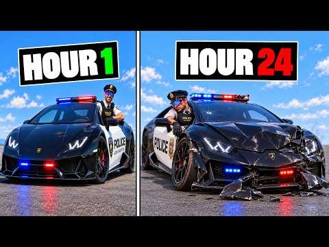 I Spent 24 Hours as a Cop in GTA 5