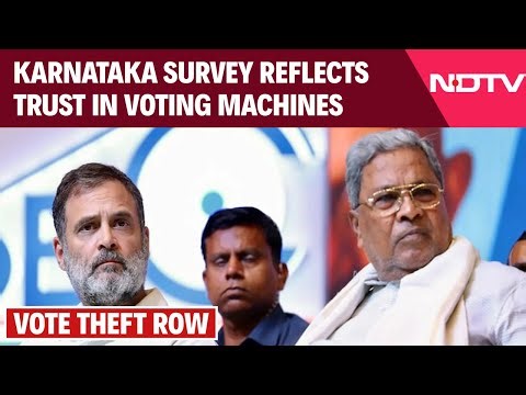 Karnataka News | Karnataka Survey Reflects Trust In Voting Machines, BJP Targets Rahul Gandhi