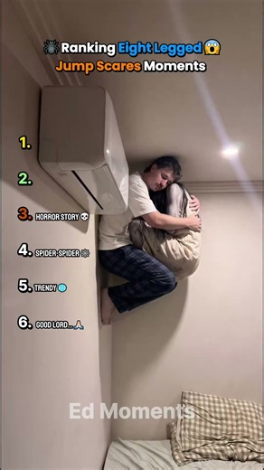 Eight legged jump scares moments 🕷️😱#usa