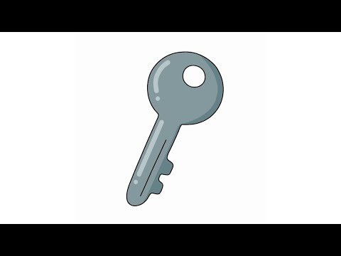 How to Draw a Key for Kids & Toddlers | Easy Step-by-Step