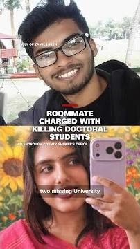 Roommate charged with killing doctoral students