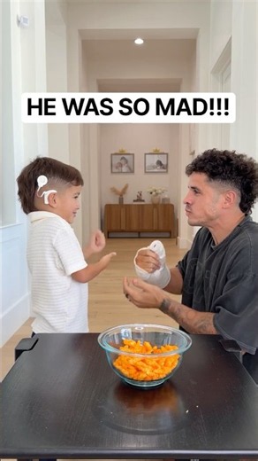 His Reaction At The End !!!😅 #shorts #fatherson #dad #food