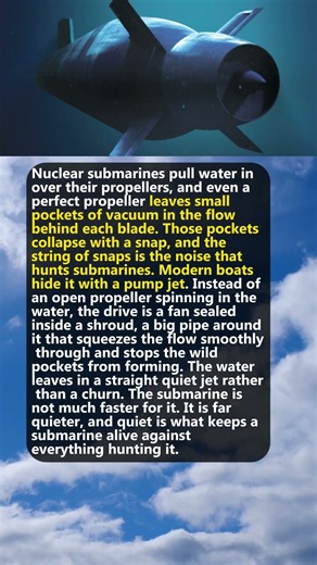 The Submarine That Chews Its Own Path