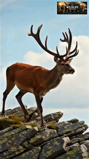 Majestic Mountain Stag 🦌 | Breathtaking Wildlife in the Alps | #wildlife #cover #naturelovers #song