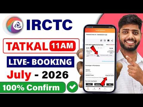 irctc tatkal ticket booking | how to book tatkal ticket in irctc | tatkal ticket booking in mobile