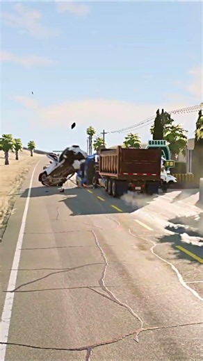 Realistic Highway Car Crashes #230