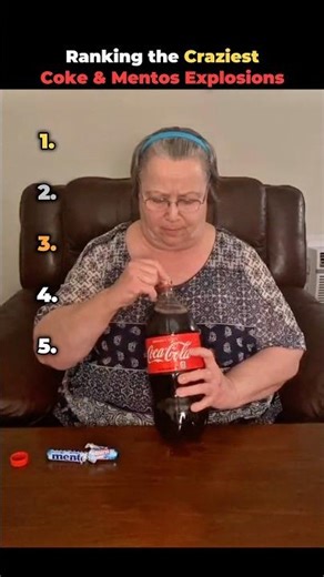 Ranking Funniest Coke & Mentos Explosions