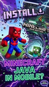 How to install Minecraft java edition in mobile | Java edition #minecraft #youtubeshorts #viral #fyp