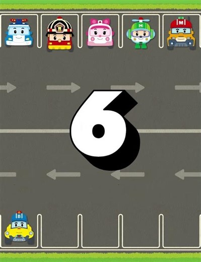 Let's Count From 1 to 10 #robocarpoli #shorts