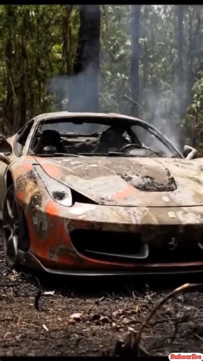 This Ferrari Was Burned to Ash… Can It Be Rebuilt? 😱