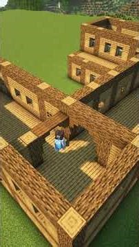 Minecraft Starter Survival Mansion🏠 #minecraft