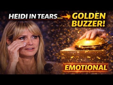 Heidi Klum Tried to Hold Back Tears—Then Pressed the Golden Buzzer