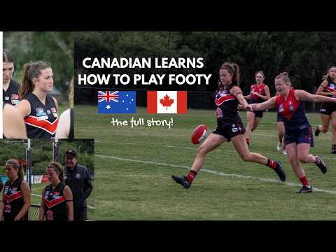 Canadian tries Aussie Rules Football - Full Story
