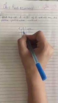 CLASS 10 | MATHS | PRIME FACTORISATION | LCM | HCF | CH1 | REAL NUMBERS | EXAMPLE 2 #motivation