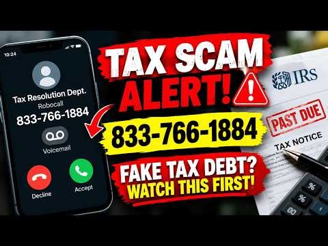 833-766-1884 Tax Scam Alert: Fake IRS Tax Resolution Voicemail?