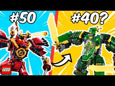 Ranking Every LEGO Ninjago MECH Set Ever Made (part 1)