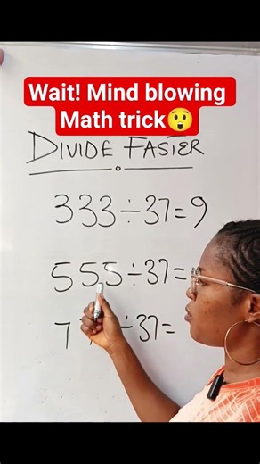 Most people reach for long division… but there’s a faster way!Watch how, using this simple trick.