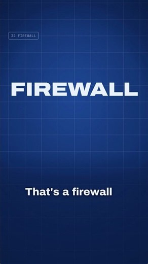 Who decides what gets into your network? A firewall 🧱 #Shorts