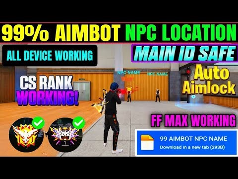 Drag Headshot + Npc Name File OB52 Update Config File Free Fire Headshot Config File OB52 Update