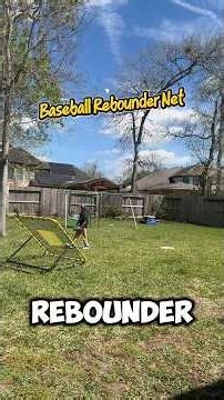 How to use a baseball rebounder net #baseball #baseballlife #baseballszn #backyardbaseball