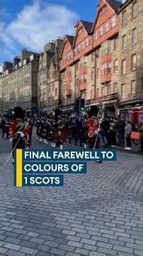 Infanteers bid farewell to battalion's Colours after 1 Scots became 1 Ranger