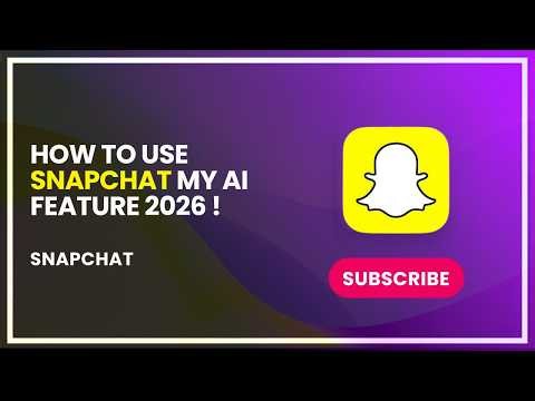 How to use Snapchat my AI feature in 2026 !