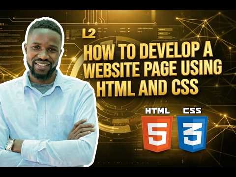 L2 HOW TO DEVELOP A WEBSITE HOMEPAGE USING HTML AND CSS -BEGINER TO MASTER