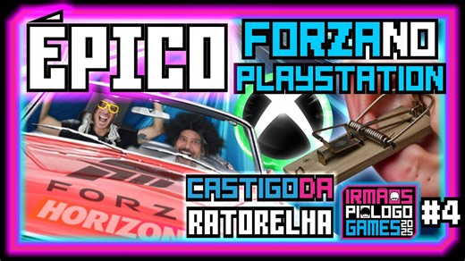 😂🎮Programa épico, todos felizes! Forza Horizon 5 no PlayStation? Desafio da RATORELHA #forzahorizon5