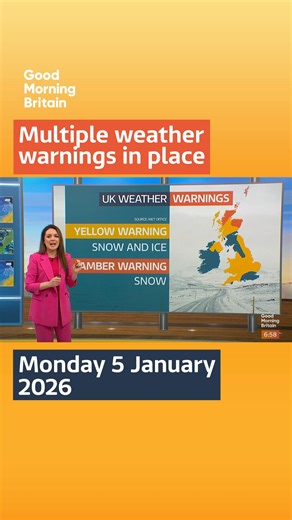 It will be very cold with snow showers and ice. Laura Tobin has the outlook. | Good Morning Britain
