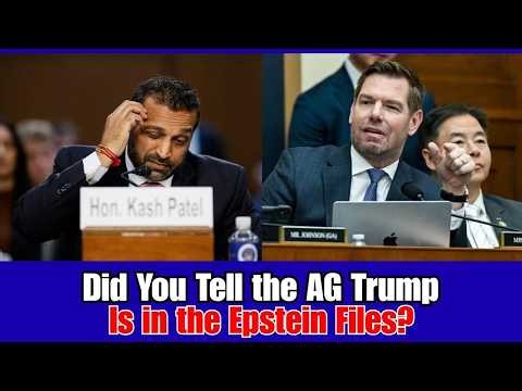 Kash Patel Goes SILENT When Eric Swalwell Asks One Yes-or-No Question In Fiery Hearing