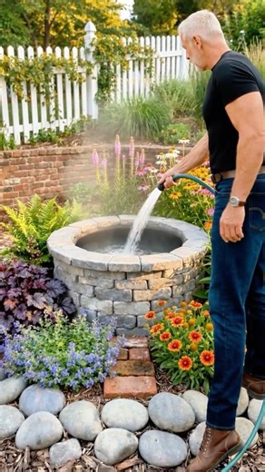 Turning Old Tires Into a Backyard Pond | DIY Garden Ideas 🐠🌿