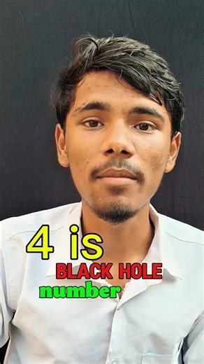 mystery behind 4 number 😲 Black hole number 4