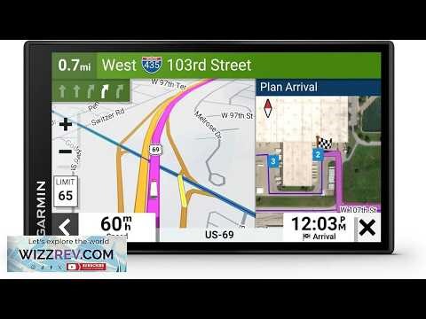 Garmin dezl OTR610 Large Easy to Read 6" GPS Truck Navigator Custom Truck Routing