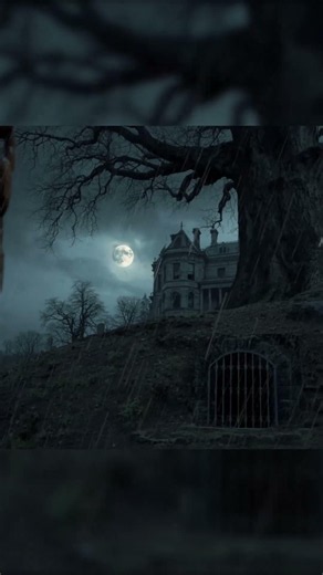 🏰 Haunted Mansion in the Rain ⛓️🌧️ | Dark Halloween Ambience & Distant Thunder #halloween #relax