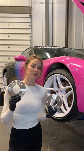 Setting up wheel spacers on my C5 Corvette